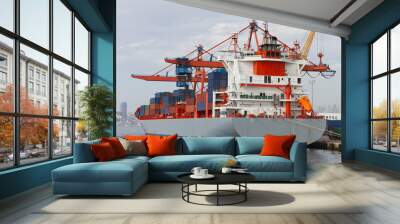 Container Ship Wall mural