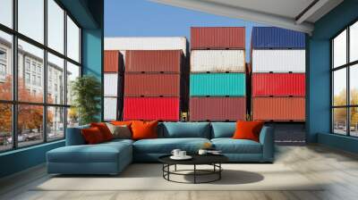 Container Ship Wall mural