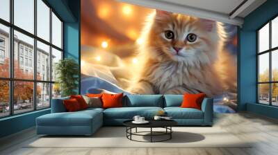 the most beautiful kitten Wall mural