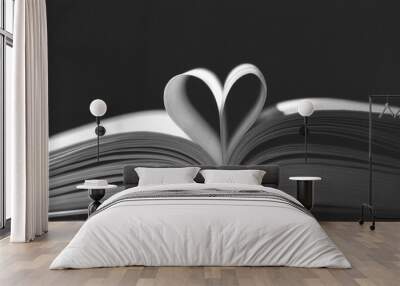 artsy book picture Wall mural