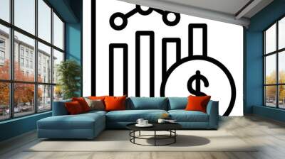 Graph Wall mural