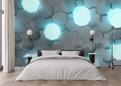 3d abstract background Wall mural