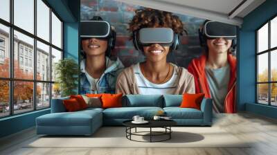 Virtual Reality (VR) in Education: Virtual reality training tools for colleges Wall mural