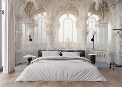 Baroque Ornate Balustrade Backdrop Wall mural