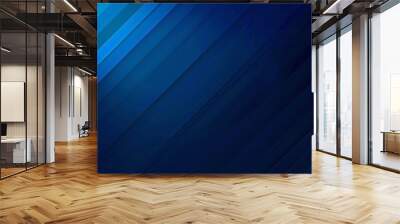 Elegant Blue Gradient Background with Soft Blur and Subtle Effects Wall mural