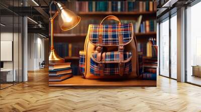 books in a library Wall mural