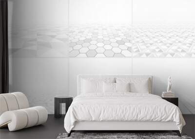 Collection of abstract backgrounds. Wall mural