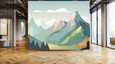 mountains Wall mural