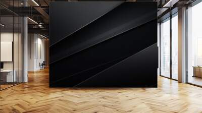 Abstract background dark with carbon fiber Wall mural