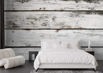 wood board white old style abstract background objects for furniture Wall mural