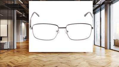 Travel glasses or isolated style on a white background Wall mural