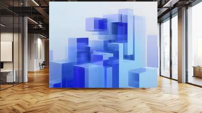 Abstract 3D Render Wall mural