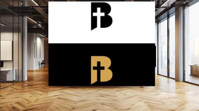 Logo B CHURCH Wall mural