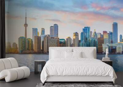 Downtown Toronto city skyline, cityscape of Canada Wall mural