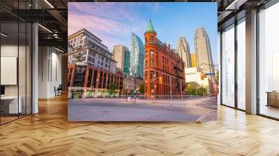 Downtown Toronto city Skyline at  twiligh, Canada Wall mural