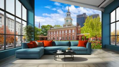 Independence Hall in Philadelphia, Pennsylvania Wall mural