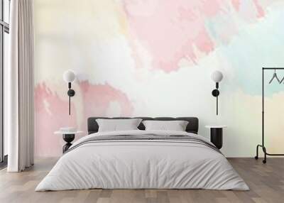 Brush Background With a Blend of Pastel Colors (2) Wall mural