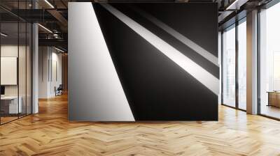 fondo negro blanco Wall mural