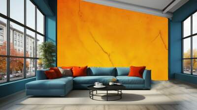 Gelb-orange-roter abstrakter Hintergrund für Design. Geometrische Formen. Dreiecke, Quadrate, Streifen, Linien. Farbverlauf. Modern, futuristisch. Helle dunkle Farbtöne. Webbanner.	 Wall mural