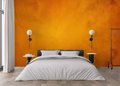 Watercolor abstract orange grunge vintage paper textured background Wall mural