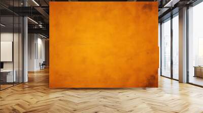 Watercolor abstract orange grunge vintage paper textured background Wall mural