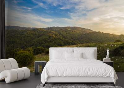 Landscape of Abruzzo, Italy Wall mural