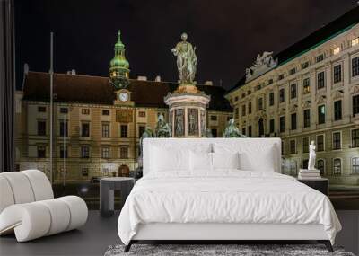 Emperor Franz I by night Wall mural