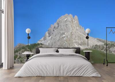 mountain peak with sky Wall mural