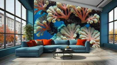 Underwater fish and coral  Wall mural