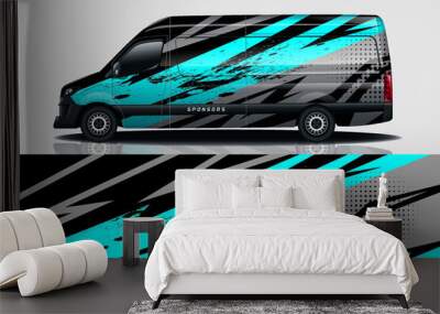 car decal wrap design vector Wall mural