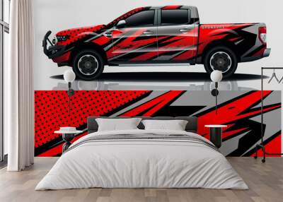 car decal wrap design vector Wall mural