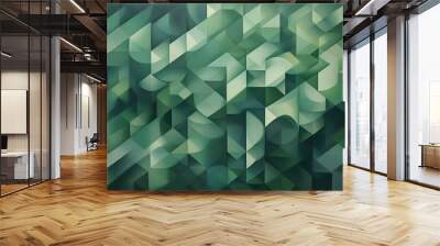 abstract background with triangles Wall mural