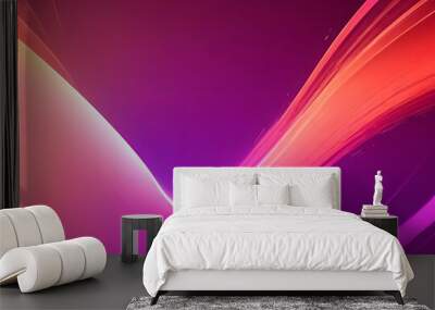 Abstract modern background with motion wave ele Wall mural