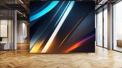 Modern and futuristic abstract vector background Wall mural