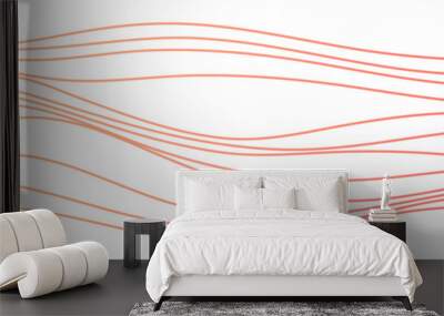 abstract wavy line vector illustration  good for wallpaper, background, backdrop, web business, digital, card and template	 Wall mural