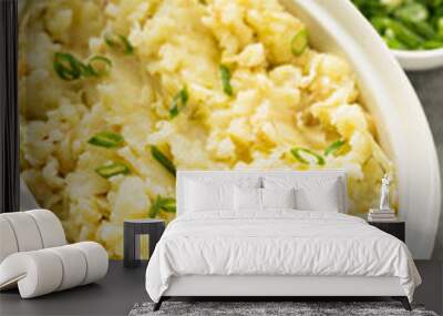 Colcannon, potatoes and cabbage dish Wall mural