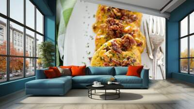 Fried green tomatoes Wall mural