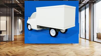 Truck Car Illustration. Grandmax Car. Logistic transportation. 3D Rendering. Wall mural