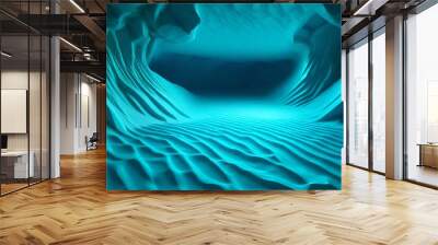 abstract blue background 
Created using generative AI tools Wall mural