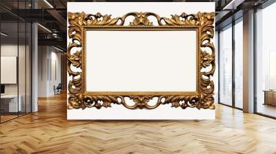 antique gold frame Wall mural