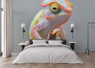 chameleon on a branch Wall mural