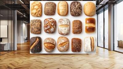 collection of bread Wall mural