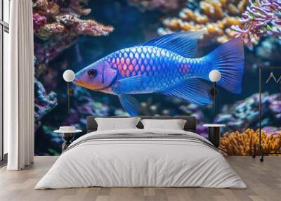 fish in aquarium Wall mural