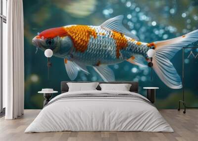 fish in aquarium Wall mural