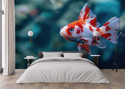 fish in aquarium Wall mural