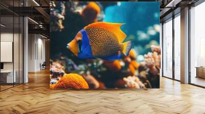 fish in aquarium Wall mural