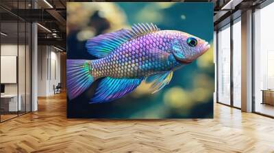 fish in aquarium Wall mural