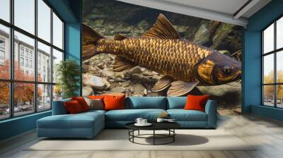 fish in aquarium Wall mural