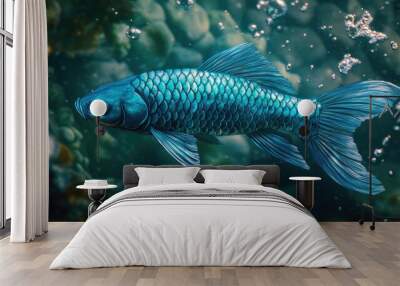 fish in the water Wall mural