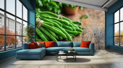 green beans Wall mural